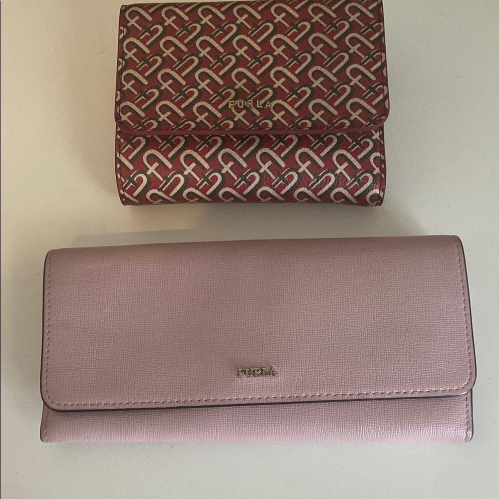 COPY - Furla Pink and Red furla Wallet Set